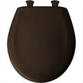 Church Seat Church Seat 200SLOWT 248 Round Closed Front Toilet Seat in Espresso Brown 200SLOWT 248